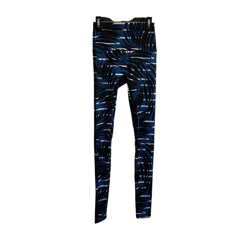 K-Deer‎ Tropical Leaf Printed Full Length Leggings - Size Small